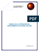 Manual de Mantenimiento Horno Ciclone PDF