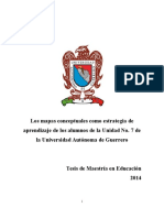 Mapas Mentales. Tesis de Maestría en Educación. UAGro.