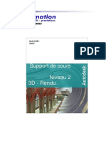 Cours Autocad 2007 - Niveau 2 - 3D Pm Formation