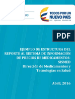 Ejemplo Estructura Reporte Sismed