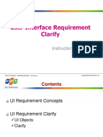 User Interface Requirement Clarify: Instructor