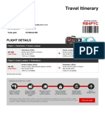 Travel Itinerary: Rb4Pyc