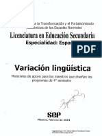 Antología de Variación Lingüística