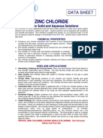 Zinc Chloride: Data Sheet