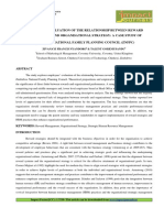 Employees' Evaluation of The Relationship Between Reward Management and Organisational Strategy: A Case Study of Zimbabwe National Family Planning Council (ZNFPC)