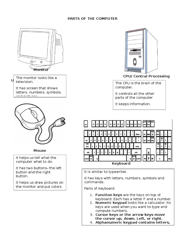 Essential Computer Parts Explained | PDF