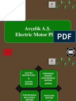 Arçelik Electric Motor Plant Overview