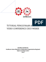 Tutorial Penggunaan Aplikasi Video Conference WEBEx