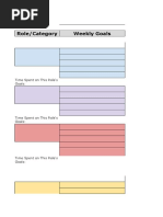 7 Habits Weekly Planner Clean Template | PDF | Sports