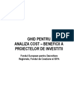 Ghid Pentru Analiza Cost - Beneficiu