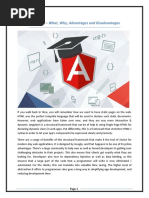 AngularJS - What, Why, Advantages and Disadvantages