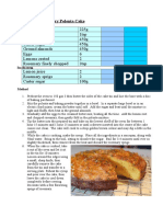 Cake - Lemon Rosemary Polenta