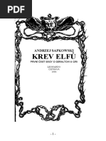 Sapkowski A. - Zaklínač 1 - Krev Elfů PDF | PDF