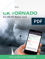 GK Tornado SBI PO Mains 2016 Exam