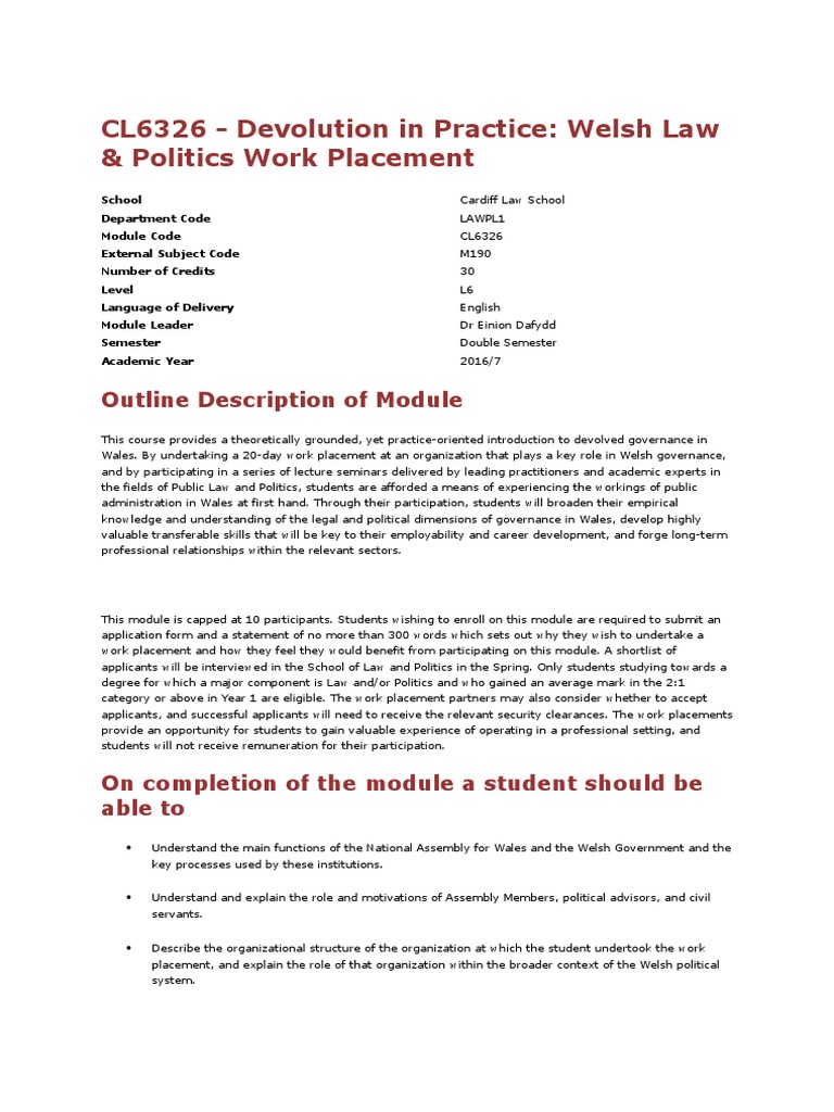 Welsh Governance | PDF