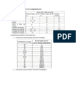 Dimensionamiento de Subramales