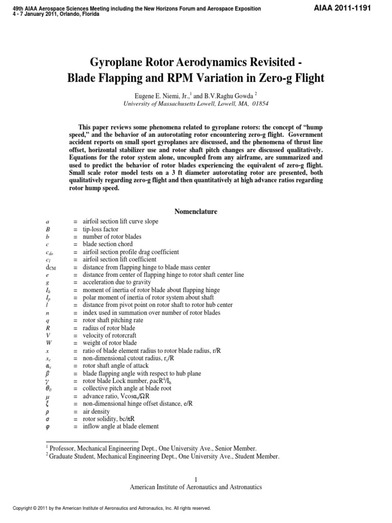 GYROPLANE HANDBOOK intelligence overview