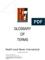 Glossary of Terms