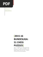 2015-16 Bundesliga: 51 Chess Puzzles