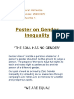 Poster For Gender Inequality