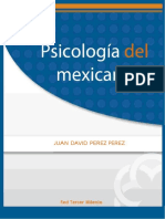 Psicologia Del Mexicano. LIBRO