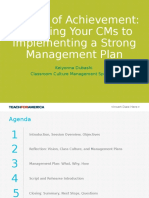 Culture of Achievement Creating Your Management Plan Fy16