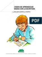 Encarte Dificultades de Aprendizaje Relacionadas Con La Escritura