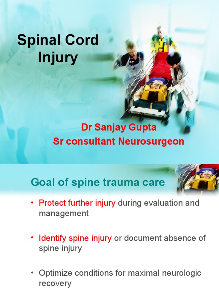 Emergency Spine Trauma Care Guide | PDF | Major Trauma | Spinal Cord Injury