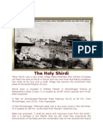 The Holy Shirdi: Shradha (Faith) Saburi (Patience)
