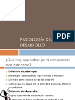 Psicología Del Desarrollo