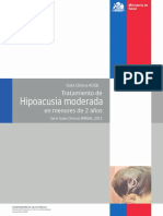 Hipoacusia Menores 2 Años MINSAL Chile