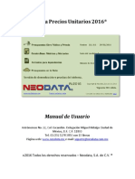 Manual de Precios Unitarios 2016