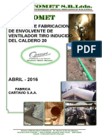 INFORME DE SERVICIO DE FABRICACION DE ENVOLVENTE DE VENTILADOR FABRICA DE CARTAVIO S.A 2 FINAL.doc