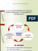 Gobierno Regionales y Locales 2016 1