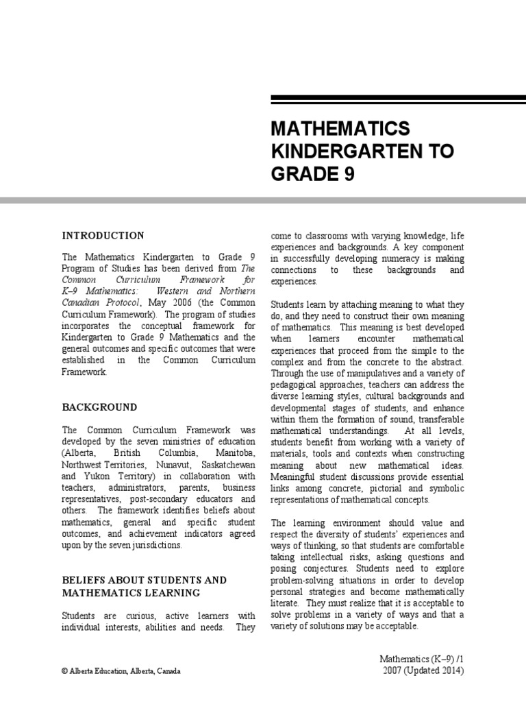 Pos - Math | PDF | Teaching Mathematics | Division (Mathematics)