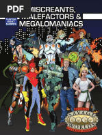 Download Savage Worlds Miscreants Malefactors and Megalomaniacs 7269300 by Kurt Garwood SN318965758 doc pdf