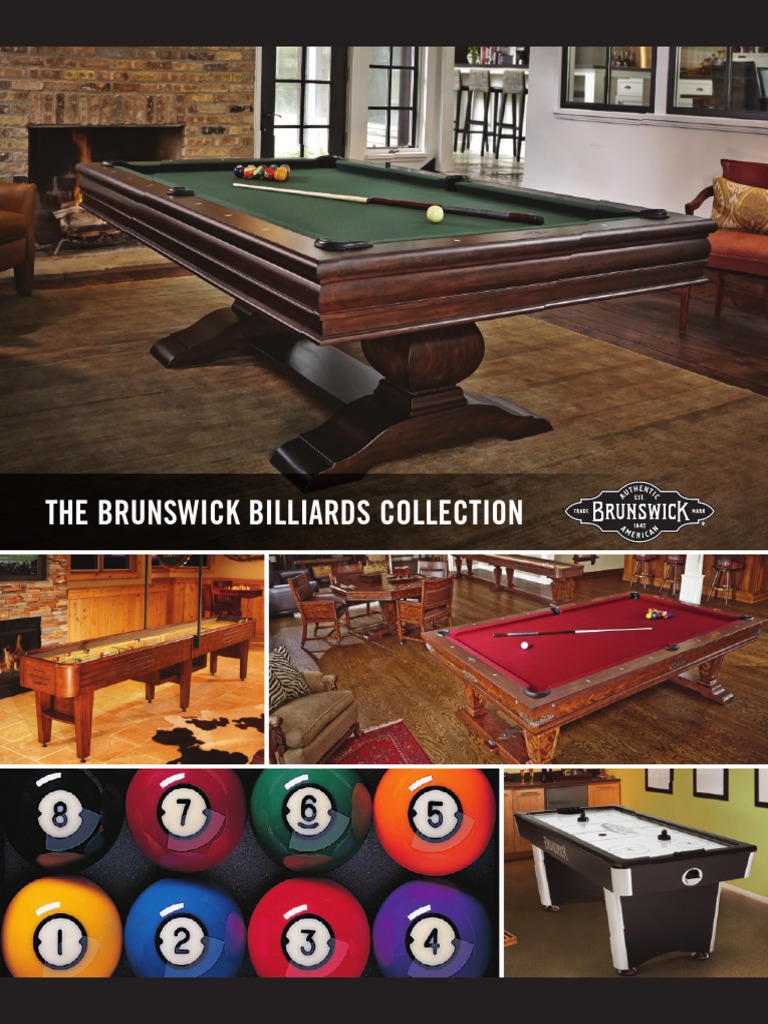 Brunswick Catalog | PDF | Cue Sports | Chair