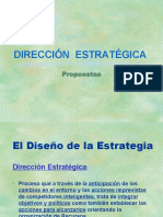 UII - Estrategia 2 Direccion Estrategica