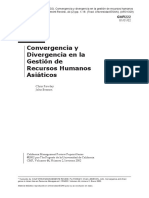 Convergencia y Divergencia - Recursos Humanos Asiaticos