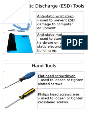 computer hardware tools list