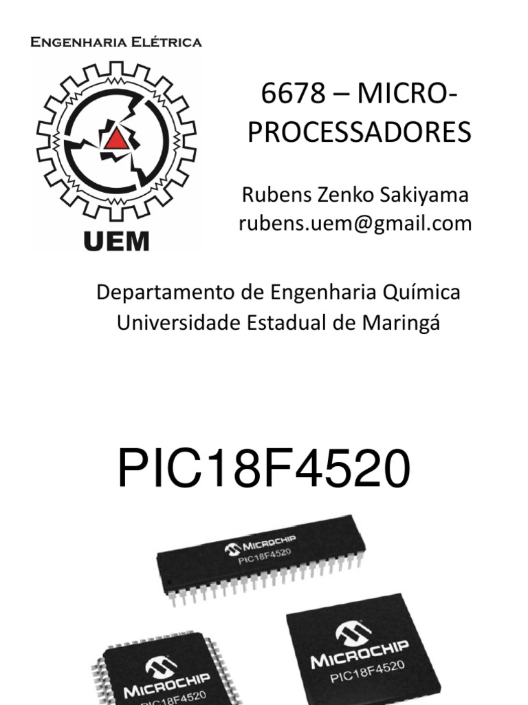 Características do Microcontrolador PIC18F4520 | PDF | Memória de ...