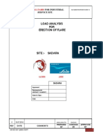 Load Analysis for Flare Erection