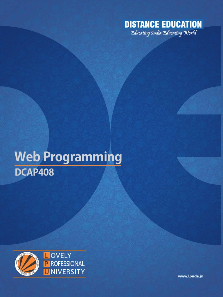 Dcap408 Web Programming Web Server World Wide Web - 