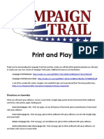Campaign Trail Print and Play