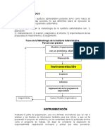 Instrumentacion de La Auditoria Administrativa