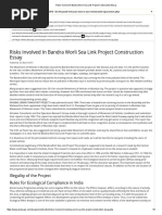 Download Risks Involved in Bandra Worli Sea Link Project Construction Essay by bkpanda23 SN318985685 doc pdf