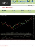 NIFTY SPOT: 8510.10: Daily Technical Outlook