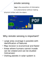 Remote Sensing: Large Area Coverage & Map Revision