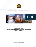 Master Plan Pembangunan Ketenagalistrikan 2010 s.d. 2014