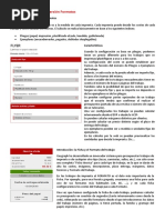 Breve explicación de la versión Formatos